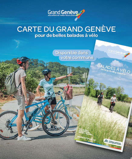 Carte des itinéraires cyclables du Grand Genève