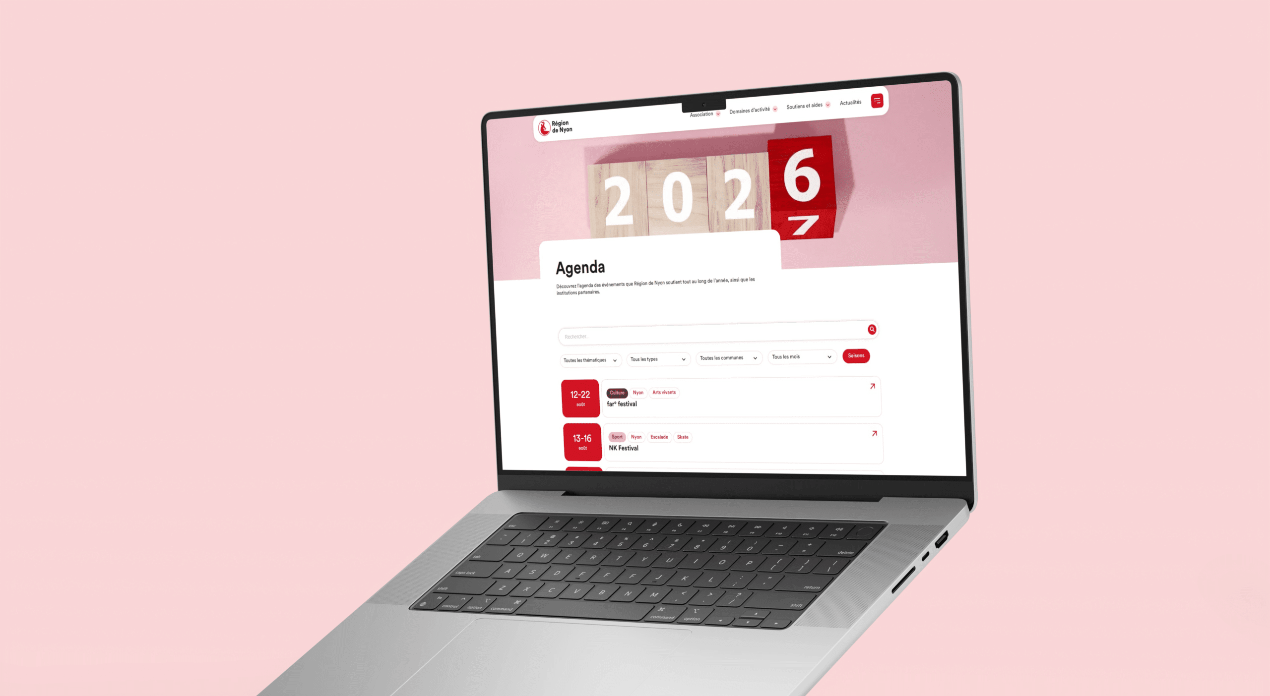 Découvrez l&rsquo;agenda des événements soutenus par Région de Nyon